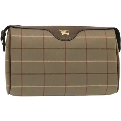 Pre-owned Canvas clutches , female, Sizes: ONE SIZE - Burberry Vintage - Modalova