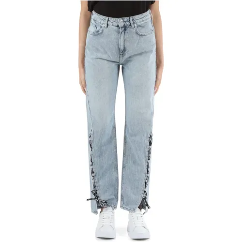 High Rise Straight Jeans mit Fünf Taschen - Karl Lagerfeld - Modalova