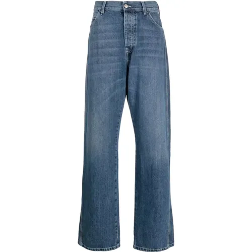 Wide Leg Denim Jeans , male, Sizes: L - alexander mcqueen - Modalova