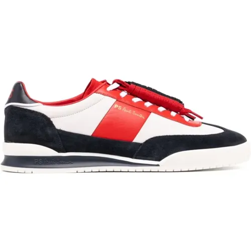 Red Suede Sneakers , male, Sizes: 11 UK - PS By Paul Smith - Modalova