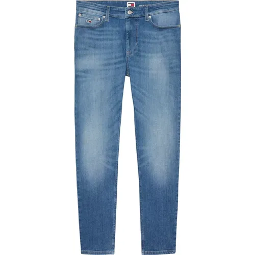 Skinny Jeans with Distressed Look , male, Sizes: W33 - Tommy Jeans - Modalova