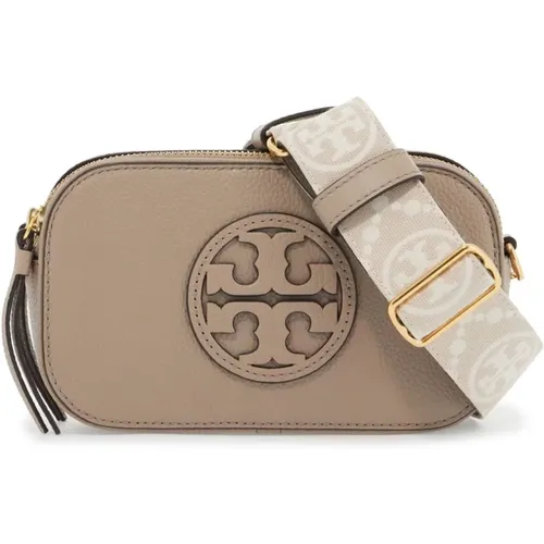 Genarbte Leder Mini-Crossbody-Tasche - TORY BURCH - Modalova