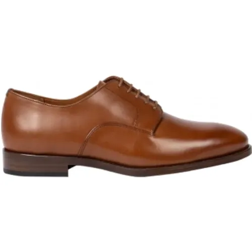 Klassische Tan Leder Derby Schuhe , Herren, Größe: 42 EU - Paul Smith - Modalova