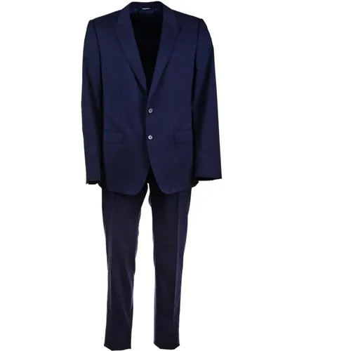 Men's 2-Button Suit Set , male, Sizes: XL - Dolce & Gabbana - Modalova
