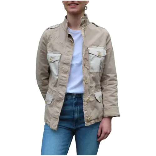 Bestickte Eva Safari Jacke , Damen, Größe: 2XS - Mason's - Modalova