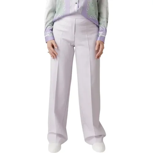 Lilac Pressed Trousers , female, Sizes: S, 2XS - D.Exterior - Modalova