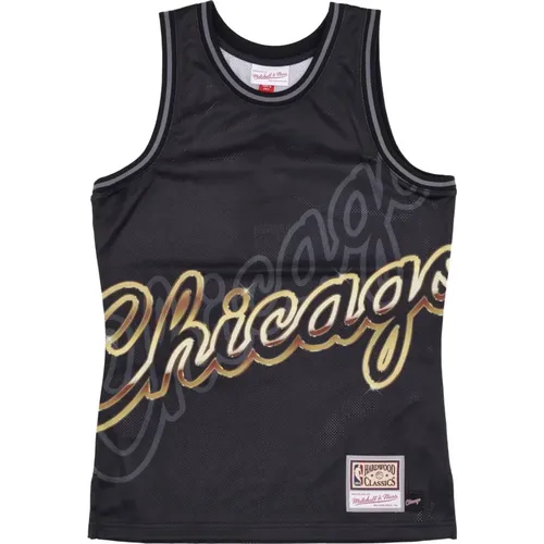 Chicago Bulls Tank Top NBA Hardwood Classics , male, Sizes: XL, L, M, S - Mitchell & Ness - Modalova