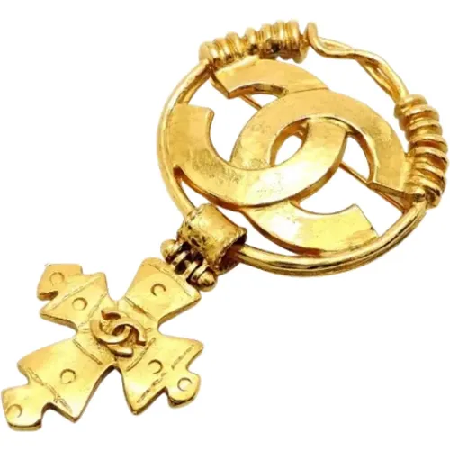 Pre-owned Metal chanel-jewelry , female, Sizes: ONE SIZE - Chanel Vintage - Modalova