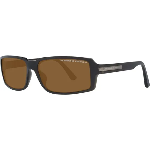 Olive Herren-Sonnenbrille Polarisiert Braun - Porsche Design - Modalova