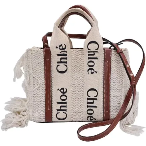 Pre-owned Cotton totes , female, Sizes: ONE SIZE - Chloé Pre-owned - Modalova