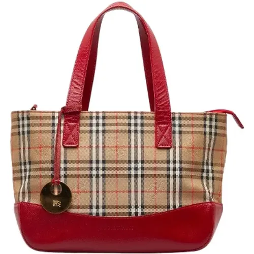 Pre-owned Canvas handbags , female, Sizes: ONE SIZE - Burberry Vintage - Modalova