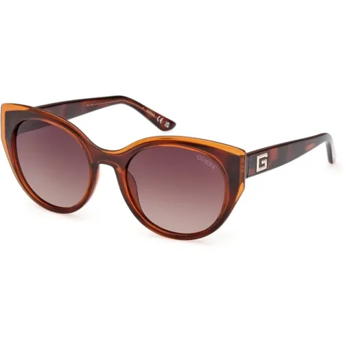 Latest Model Sunglasses in with Gradient Lenses , female, Sizes: 53 MM - Guess - Modalova
