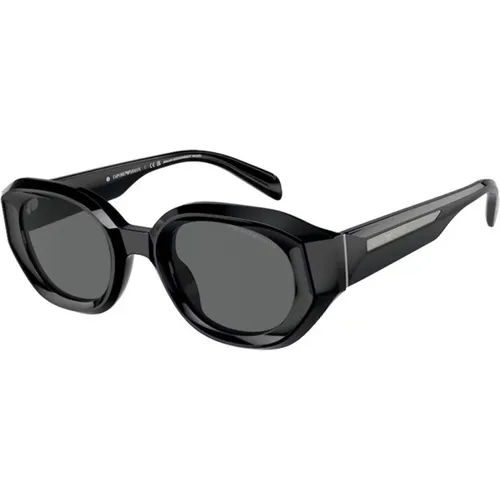 Stylish Sunglasses in Dark Grey , male, Sizes: 48 MM - Emporio Armani - Modalova