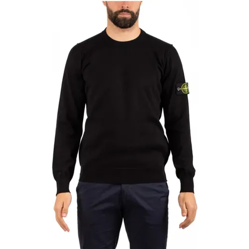 Herren Langarmshirt , Herren, Größe: M - Stone Island - Modalova