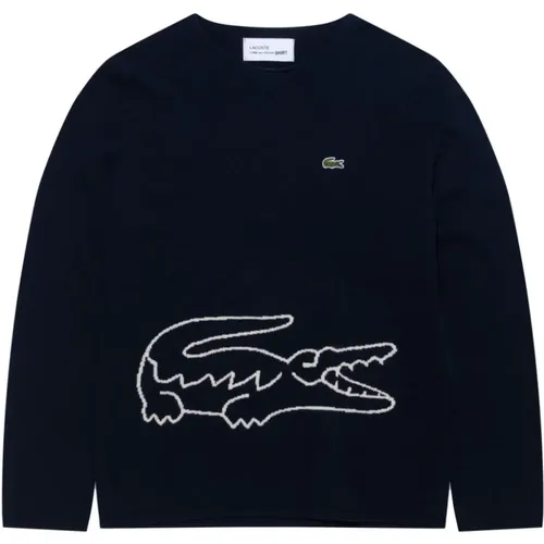 Wool Sweater with Logo , male, Sizes: S - Comme des Garçons - Modalova