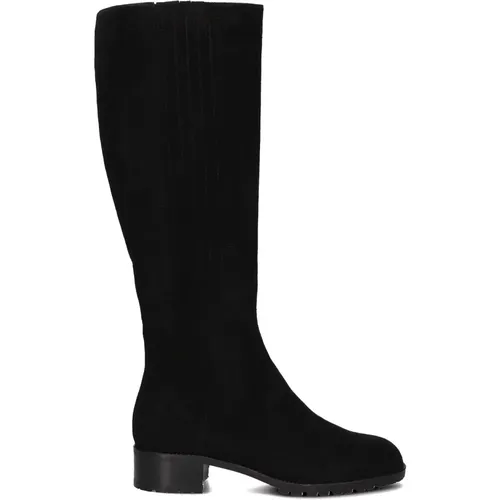 Schwarze Wildleder Damenstiefel , Damen, Größe: 39 EU - Nalini - Modalova