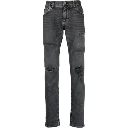 Slim Fit Denim Jeans , male, Sizes: 3XL - Dolce & Gabbana - Modalova