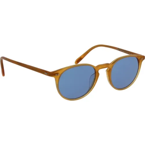 Riley Sunglasses with Uniform Lenses , unisex, Sizes: 49 MM - Oliver Peoples - Modalova