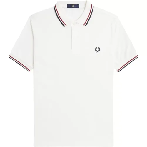 Weiße T-Shirts und Polos,Klassisches Polo-Shirt - Fred Perry - Modalova