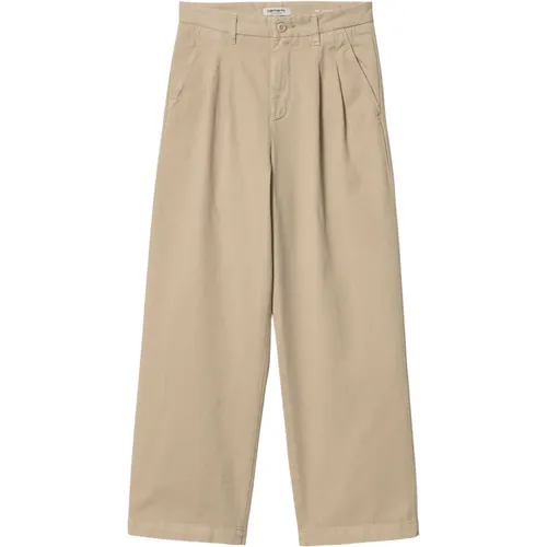 Hose W Cara - Wall (gefärbtes Kleidungsstück) , Herren, Größe: W27 - Carhartt WIP - Modalova