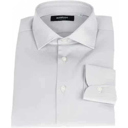 Slim Fit Italian Collar Shirt , male, Sizes: XL, 2XL - Baldinini - Modalova