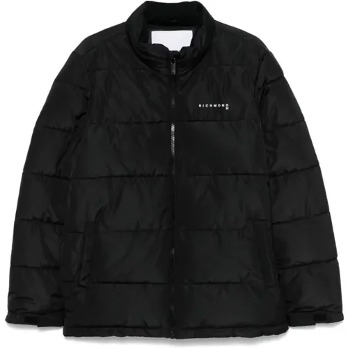 Padded High Neck Coat , male, Sizes: L, M, XL, XS, S, 2XL - John Richmond - Modalova