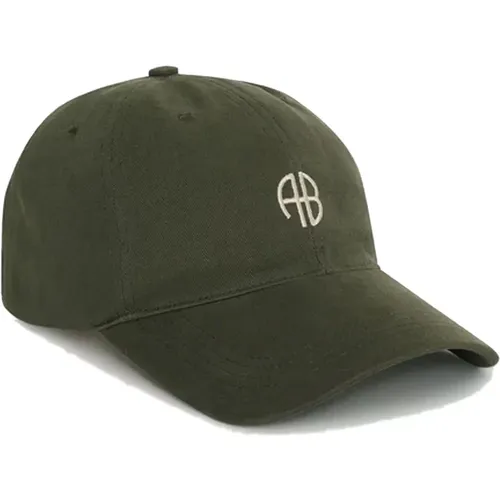 Classic Baseball Cap Dark Olive , female, Sizes: ONE SIZE - Anine Bing - Modalova