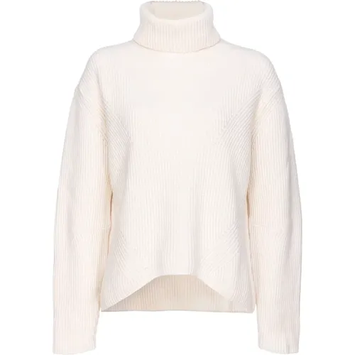 Ribbed Wool-Cashmere Turtleneck , female, Sizes: S, XS - pinko - Modalova