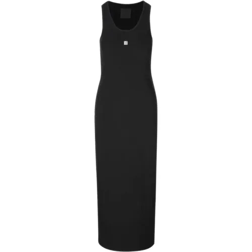 Fitted Cut Dress with 4G Metal Piece , female, Sizes: S - Givenchy - Modalova