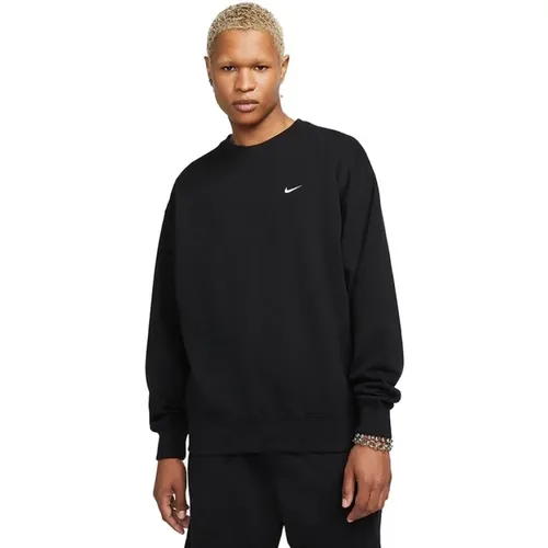 Solo Swoosh Crew Sweatshirt , Herren, Größe: L - Nike - Modalova