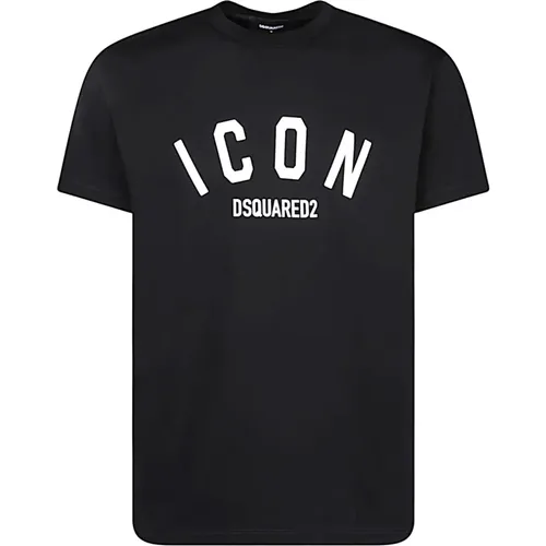 Lässiges Baumwoll T-Shirt , Herren, Größe: S - Dsquared2 - Modalova