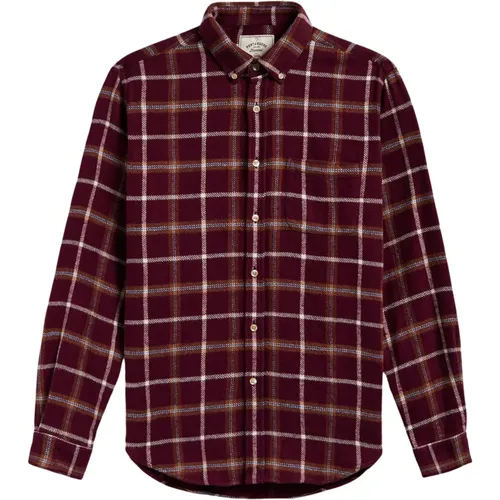 Klassisches Karo-Hemd , Herren, Größe: XL - Portuguese Flannel - Modalova