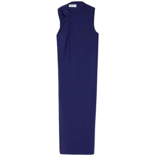 Jersey Dress Asymmetric Fit , female, Sizes: M, L - SPORTMAX - Modalova