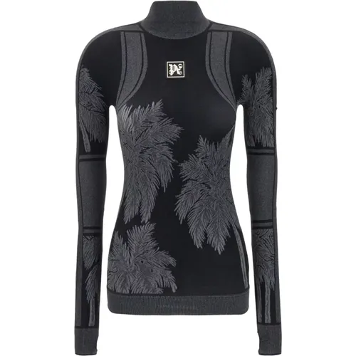 Long Sleeve Tops , female, Sizes: M/L - Palm Angels - Modalova