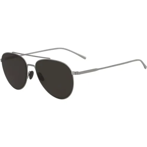 Sonnenbrille Silber/Schwarz Matt,Sonnenbrille Schwarz und Weiß Matt - Lacoste - Modalova
