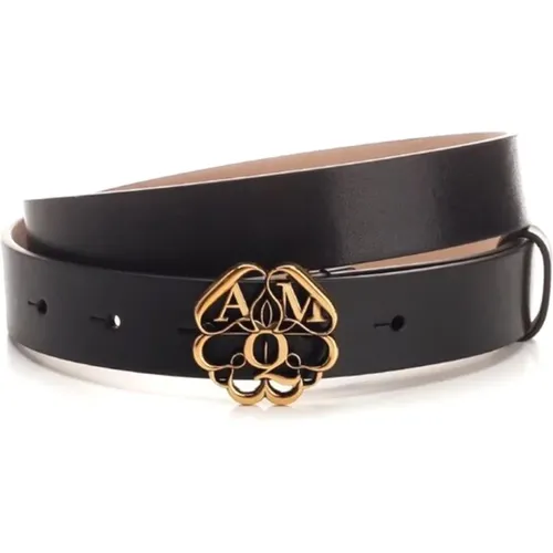 Fashionable Leather Belt for Men , Damen, Größe: 70 CM - alexander mcqueen - Modalova