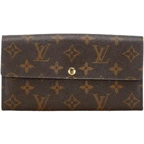 Pre-owned Canvas wallets , female, Sizes: ONE SIZE - Louis Vuitton Vintage - Modalova