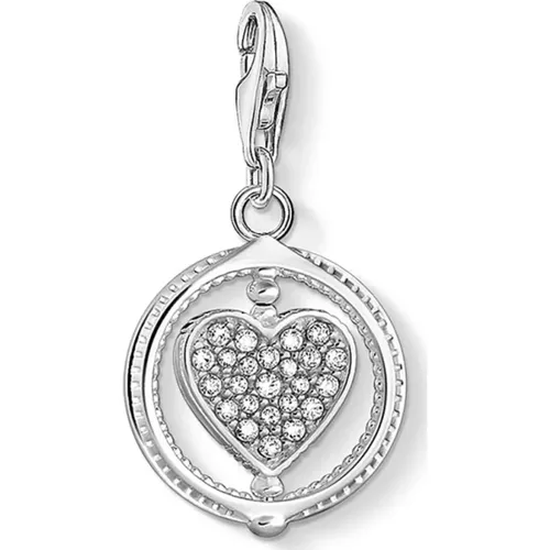 Heart Charm Pendant for Women , female, Sizes: ONE SIZE - Thomas Sabo - Modalova