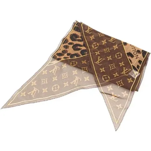 Pre-owned Canvas scarves , female, Sizes: ONE SIZE - Louis Vuitton Vintage - Modalova