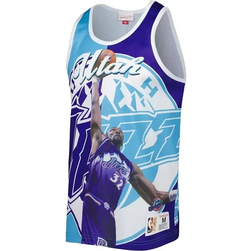 Karl Malone Basketballshirt - Mitchell & Ness - Modalova