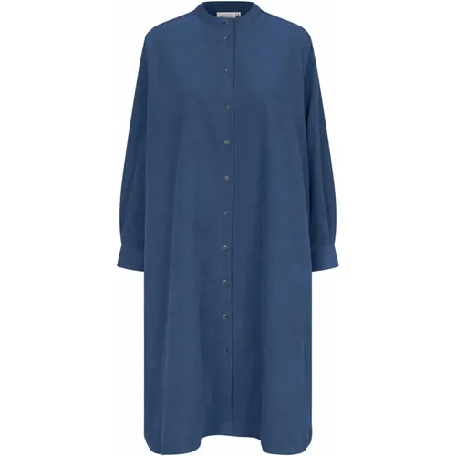 Stylish Shirt Dress Moonlit Ocean , female, Sizes: S, L, M - Masai - Modalova