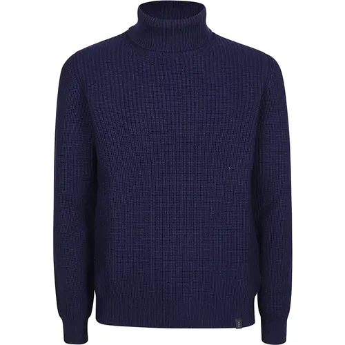 Gemütlicher Strick-Turtle-Neck-Pullover , Herren, Größe: S - Falke - Modalova