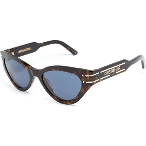Signature Sunglasses /Havana , female, Sizes: 52 MM - Dior - Modalova
