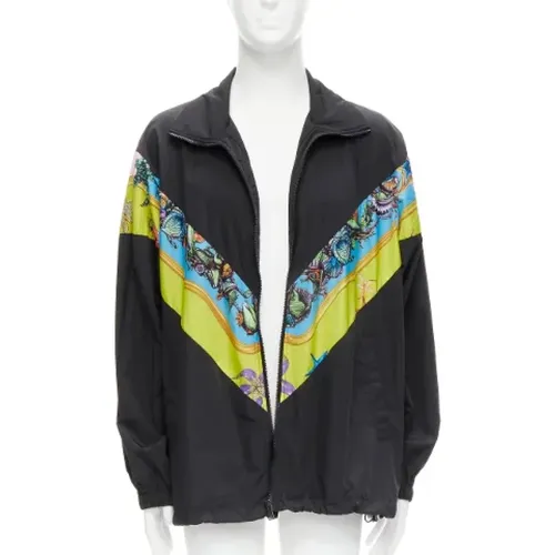 Pre-owned Polyester outerwear , female, Sizes: XL - Versace Pre-owned - Modalova