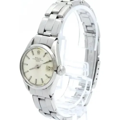 Pre-owned Stainless Steel watches , female, Sizes: ONE SIZE - Rolex Vintage - Modalova