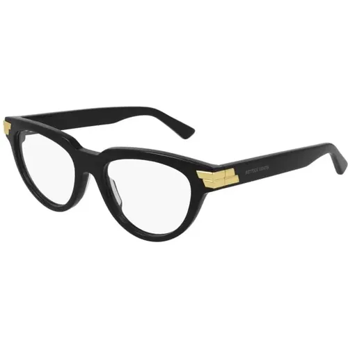 Stilvolle Schwarze Sonnenbrille , unisex, Größe: 52 MM - Bottega Veneta - Modalova