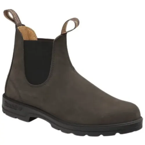 Nubuck Style/Model , male, Sizes: 3 1/2 UK, 7 UK, 8 1/2 UK, 12 UK, 10 UK, 4 1/2 UK, 5 UK, 2 UK, 4 UK, 6 UK, 3 UK - Blundstone - Modalova