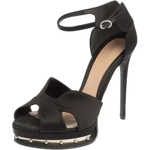 Pre-owned Satin sandals , female, Sizes: 8 UK - Alexander McQueen Pre-owned - Modalova