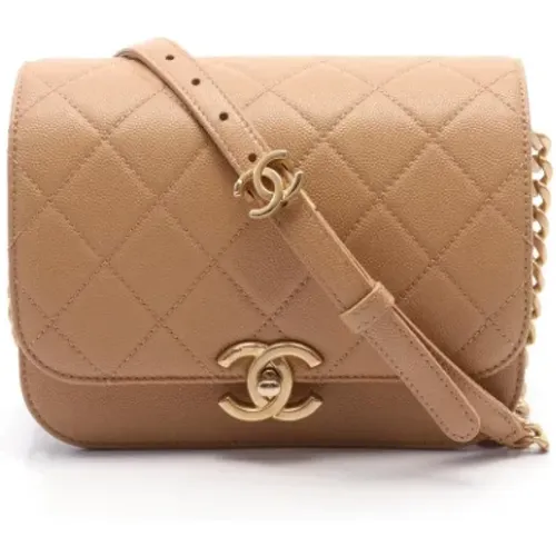 Pre-owned Leather chanel-bags , female, Sizes: ONE SIZE - Chanel Vintage - Modalova