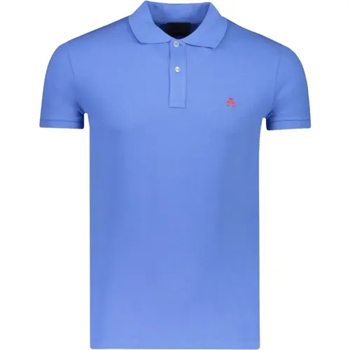 Blaues Polo-Shirt Ss22 Kollektion - Peuterey - Modalova